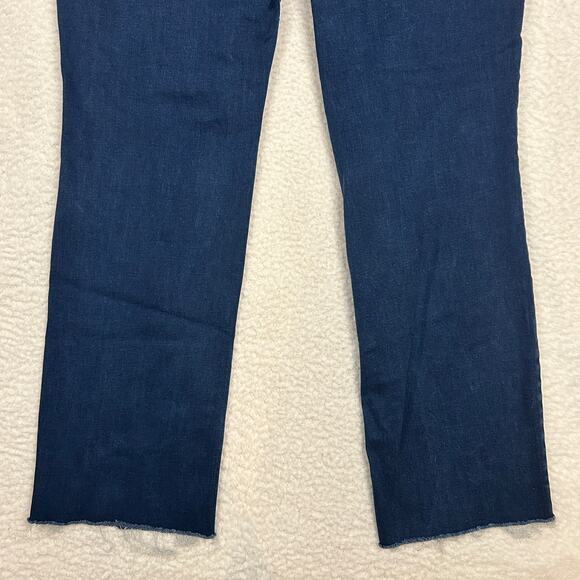 NYDJ Womens Sz 14 Extra Long Marilyn Straight Jean Lift X Tuck Double Shank Blue - Picture 6 of 12